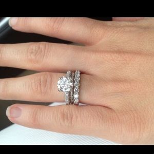 PRICE DROP Wedding Band. Diamond Ring 0.81 carat